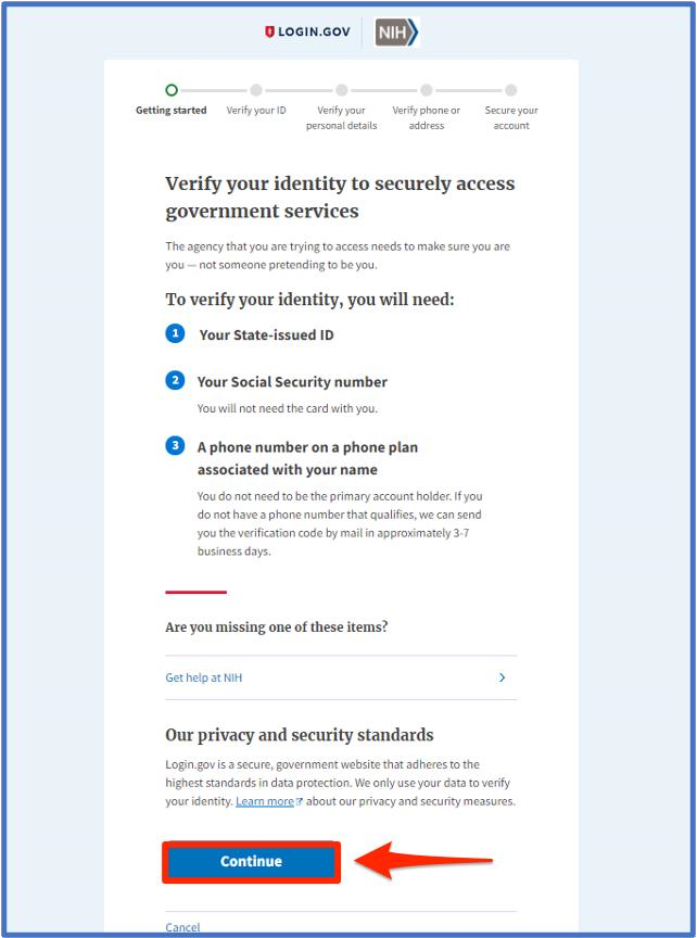 Login.gov IAL2 requirements