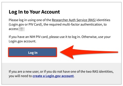 log in to your account image